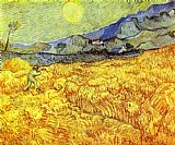 Vincent Van Gogh Canvas Paintings - Reaper